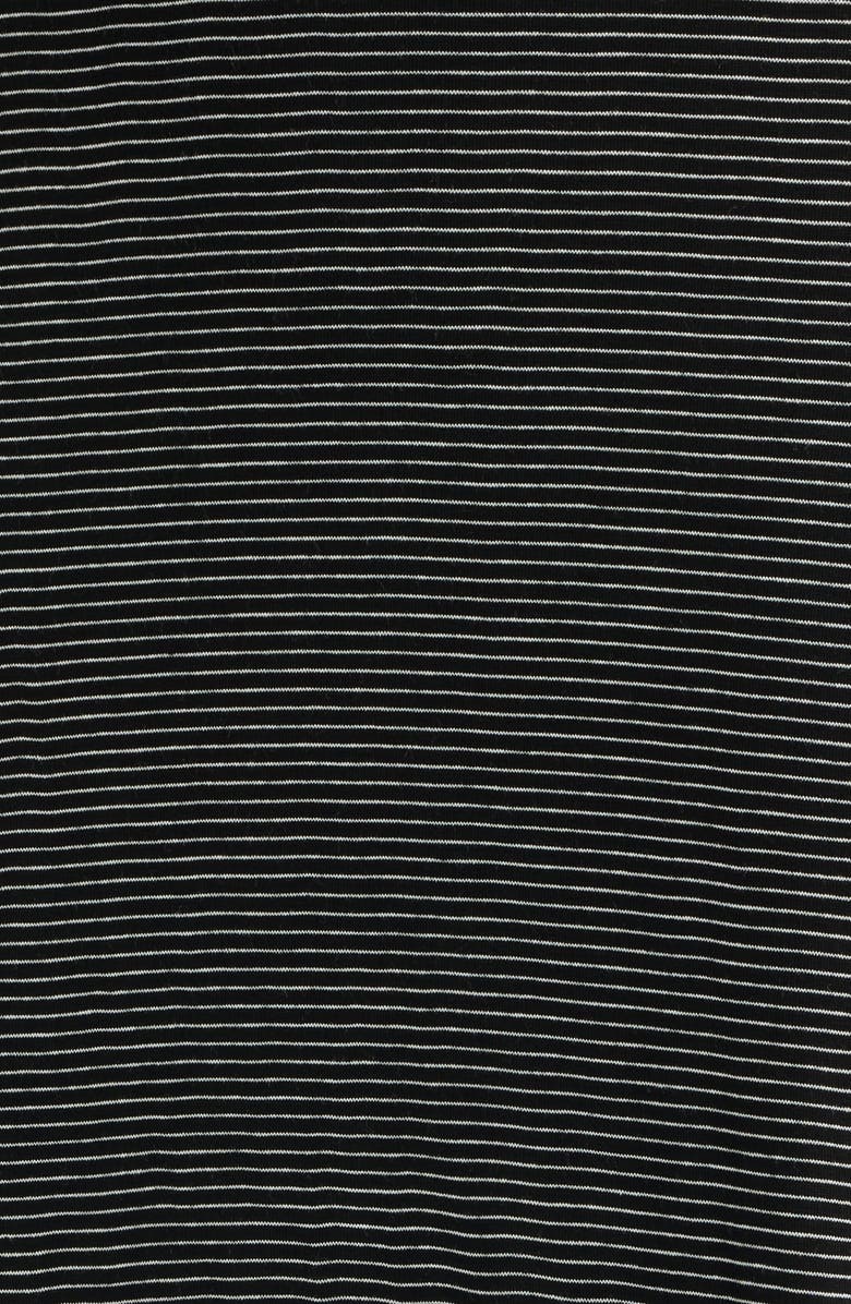 Loveappella Stripe Knit Maxi Skirt, Alternate, color, Black