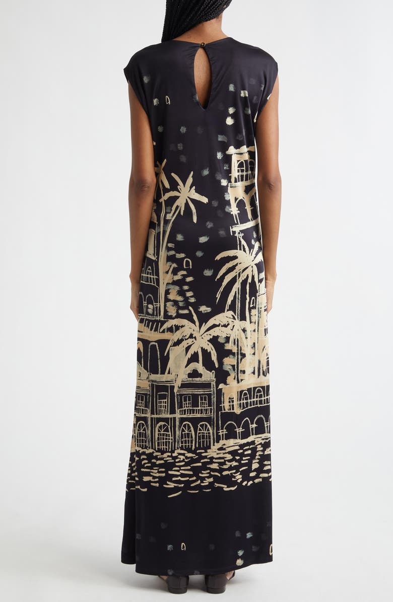 Johanna Ortiz Cardinal Direction Dress, Alternate, color, Black / Ecru