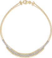 Bony Levy 14K Gold 2-Tone Double Beaded Chain Bracelet (Online Trunk Show)