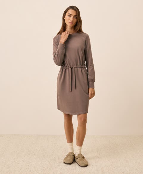 Organic Cotton CloudKnit Sweatshirt Dress