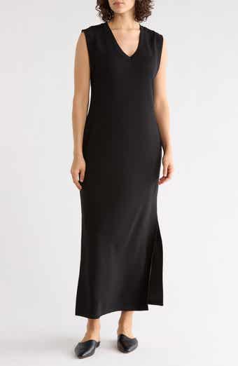 NORDSTROM RACK Sleeveless Scuba Maxi Dress