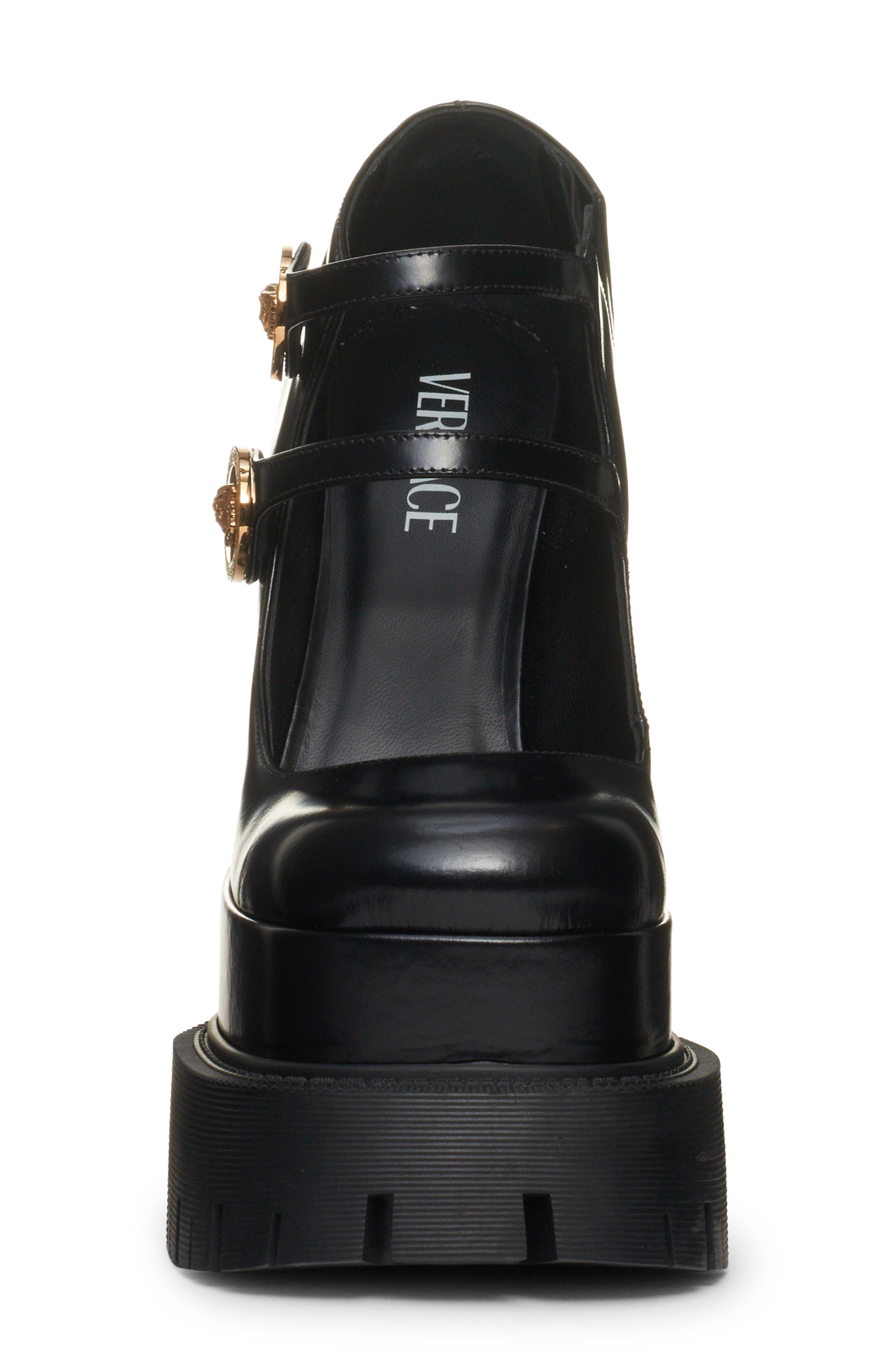 Versace Medusa Platform Mary Jane Pump, Alternate, color, 