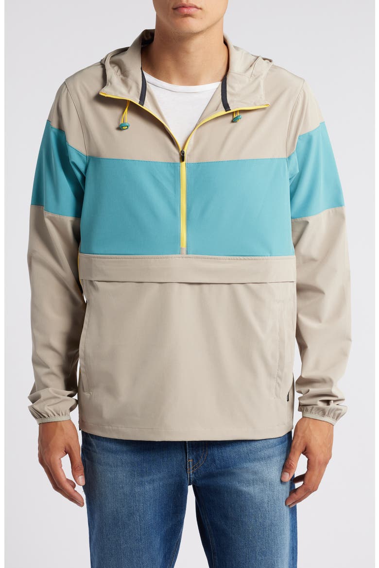 Holden Water Resistant Anorak, Main, color, TAN PACIFIC
