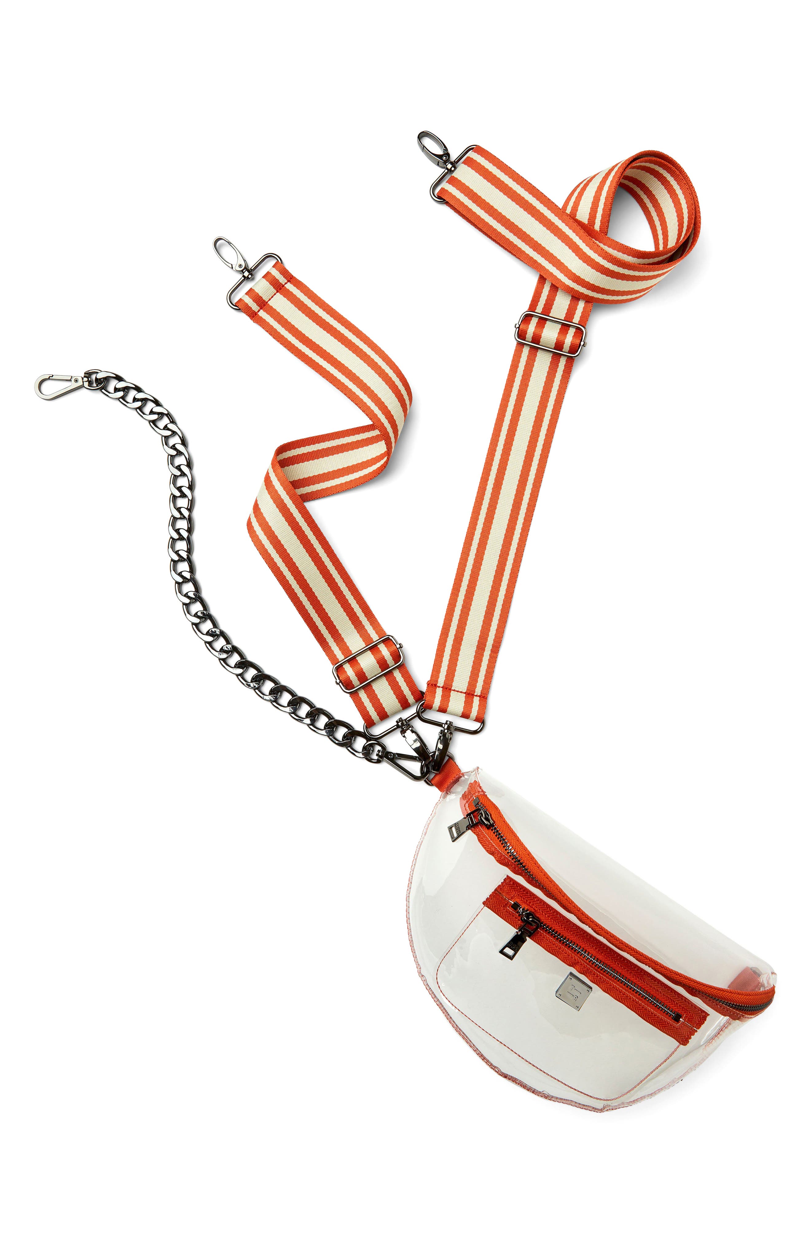 THINK ROYLN Clear Stadium Crossbody Bag, Alternate, color, Clear Soft Pvc Univ Of Texas