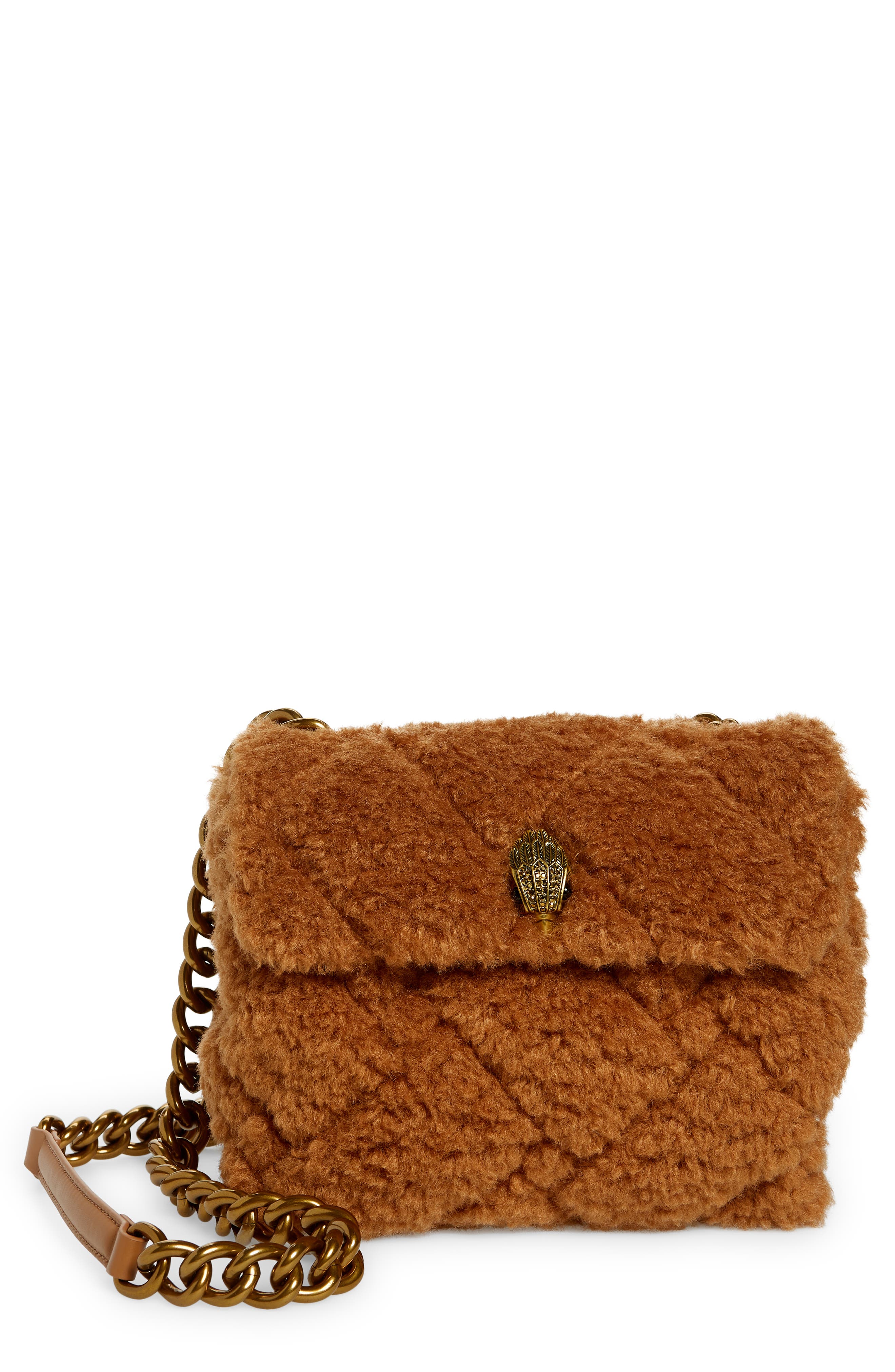 Kurt Geiger London Kensington Faux Fur Crossbody Bag, Main, color, 