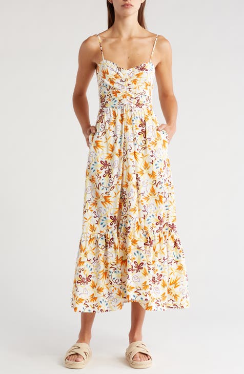 Lilah Cotton Midi Sundress