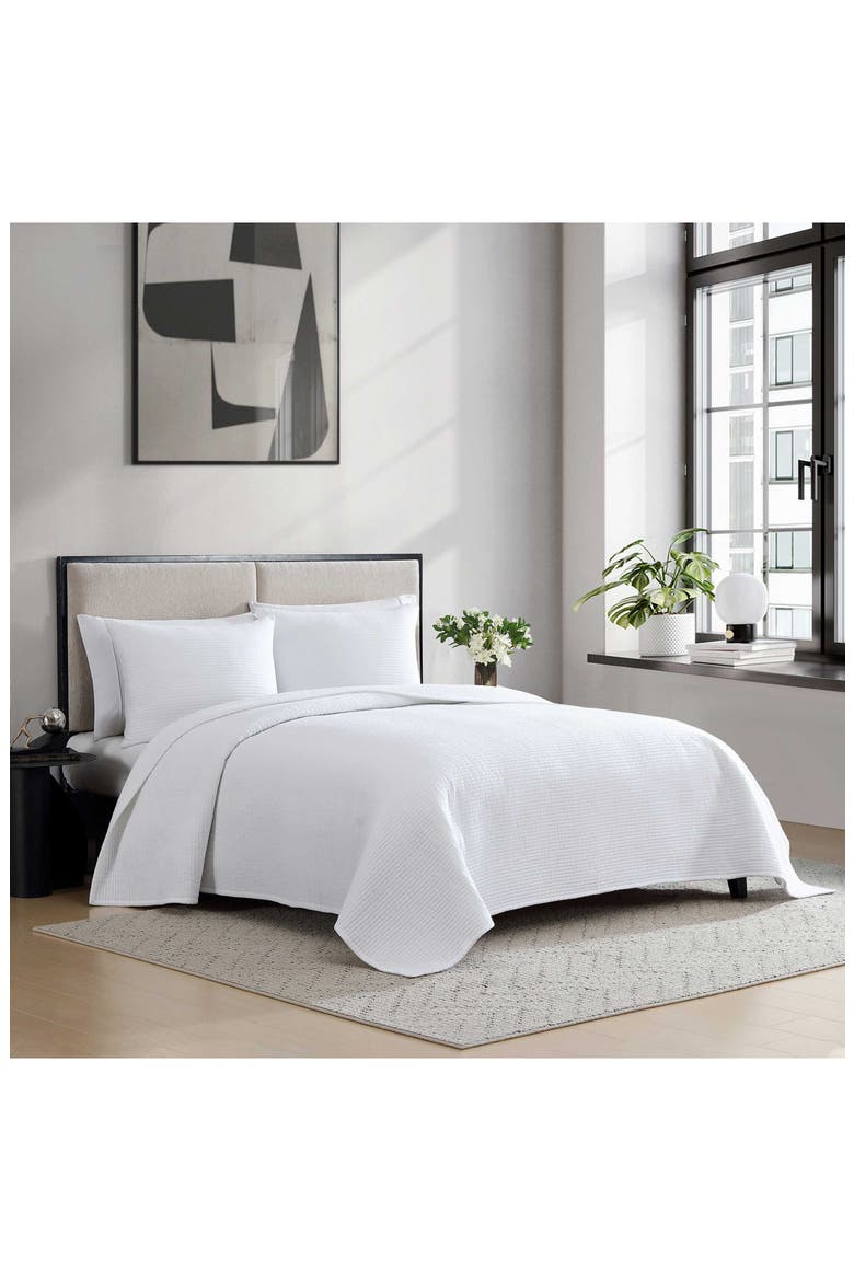 Cotton Voile King Quilt Set, Alternate, color, WHITE