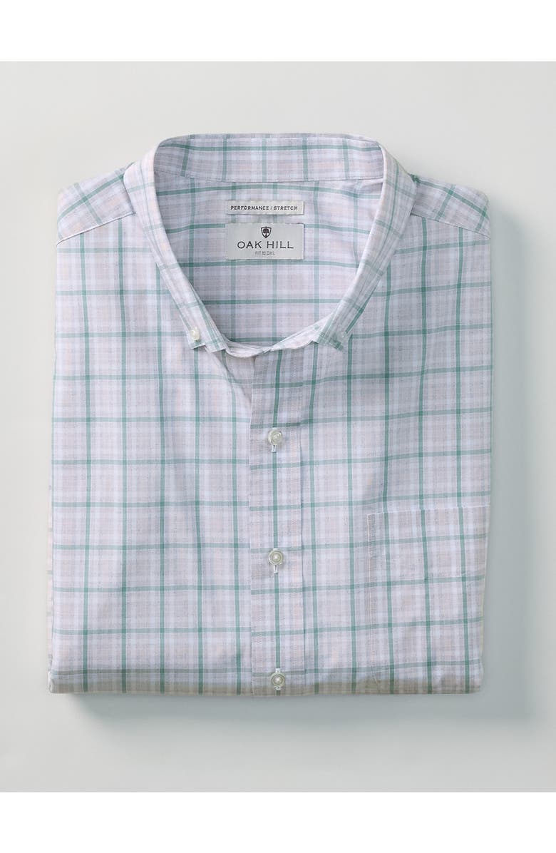 Oak Hill by DXL Big & Tall Large Plaid Tech Sport Shirt V2, Alternate, color, Multi