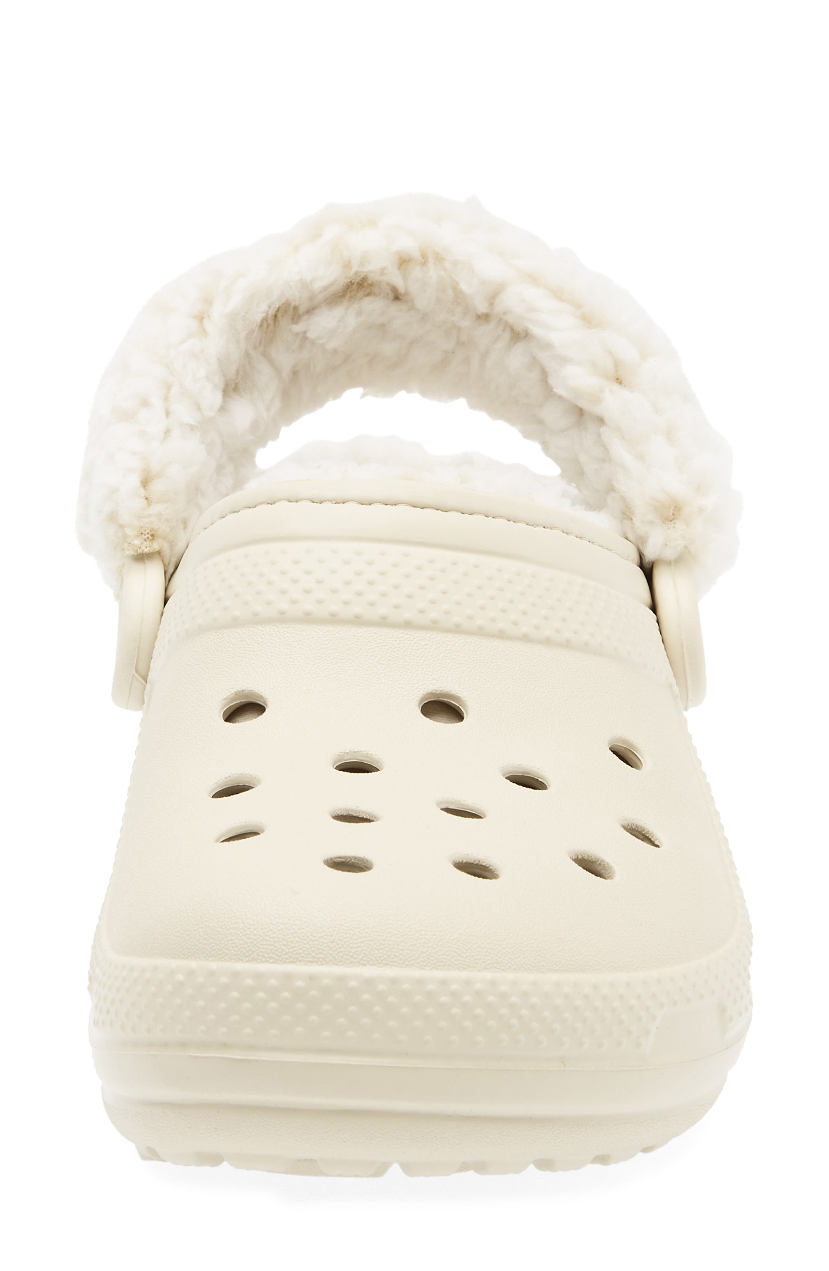 Classic Fleece Lined Clog, Alternate, color, BONE