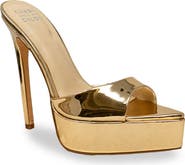 CHASE AND CHLOE Platform Slide Sandal