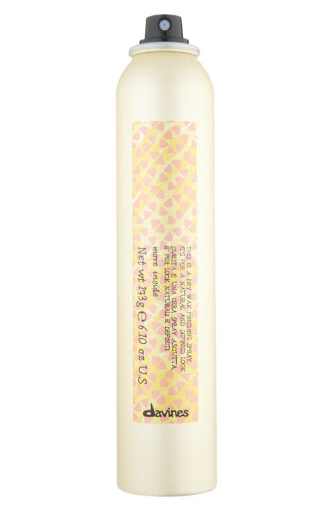 This is a Dry Wax Finishing Spray