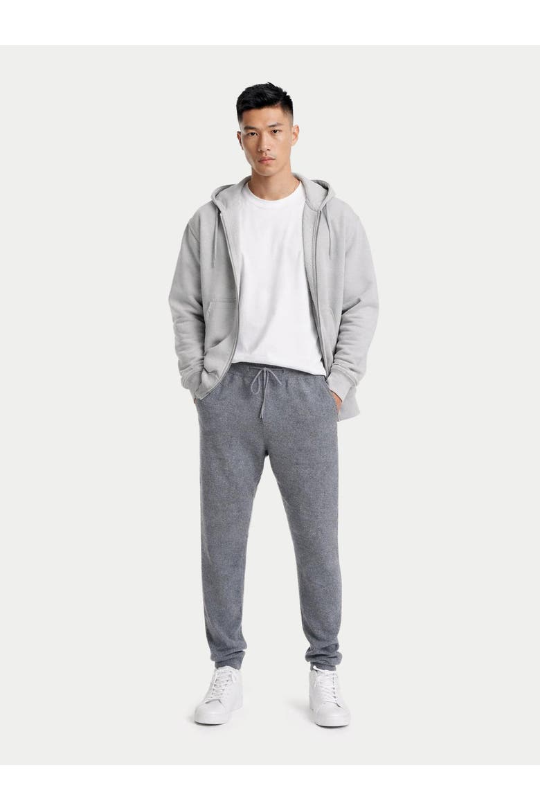 Men's Cashmere Jogger, Alternate, color, dim gray