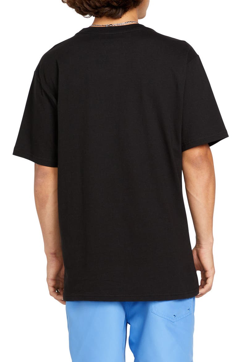 Statue Cotton Graphic T-Shirt, Alternate, color, BLACK