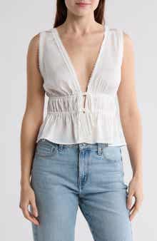WAYF Lace Trim Tank