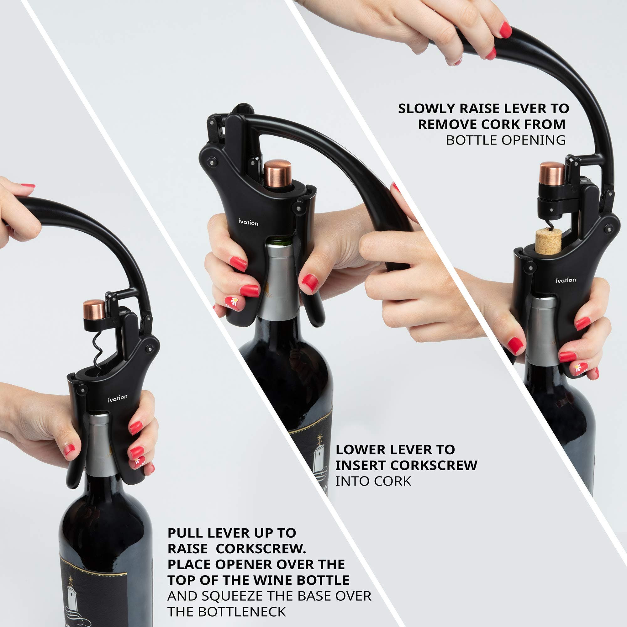 Ivation Wine Bottle Opener - Thumbnail 5
