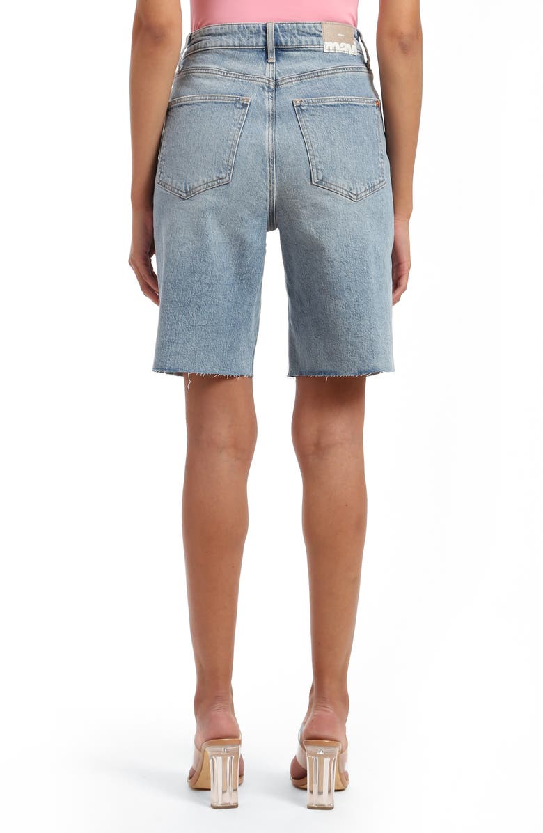 Mavi Jeans Selina Cutoff Bermuda Denim Shorts, Alternate, color, 