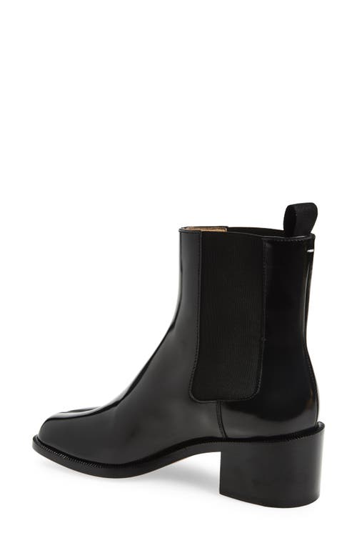Maison Margiela Tabi City Leather Split-toe Chelsea Boots In Black