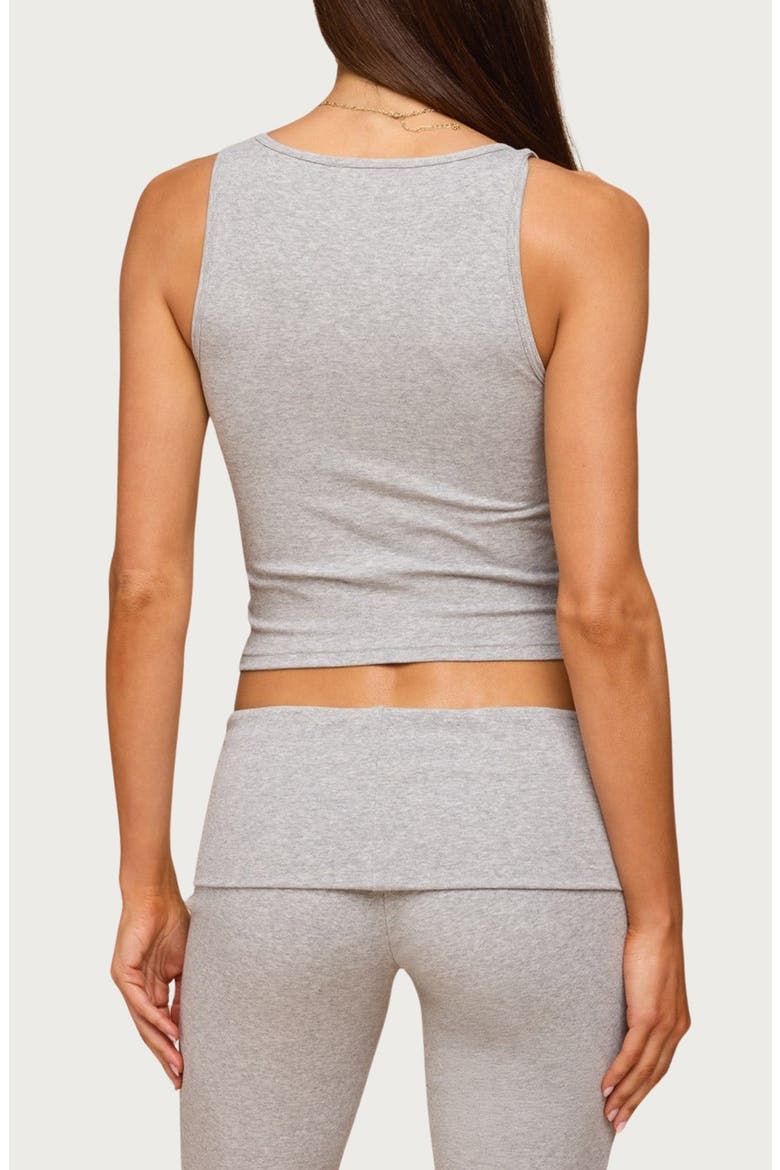 Linda Rib Crop Tank, Alternate, color, DARK-GRAY-MELANGE