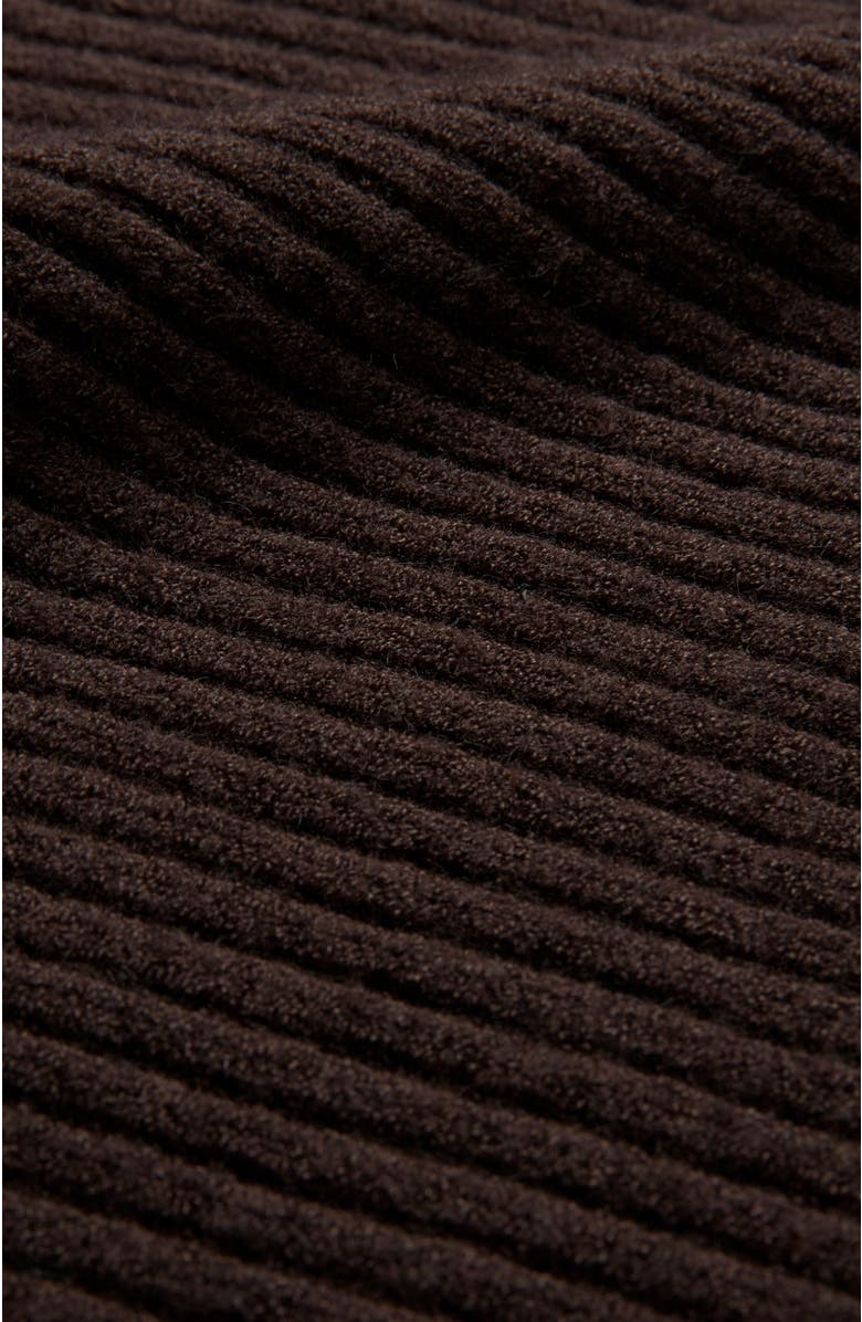 Celtic & Co. Ribbed V-Neck Tank Top, Alternate, color, Chocolate