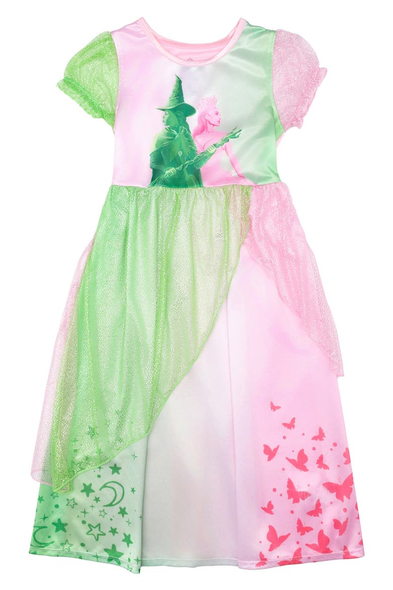 Kids' Wicked Puff Sleeve Nightgown, Main, color, PINK