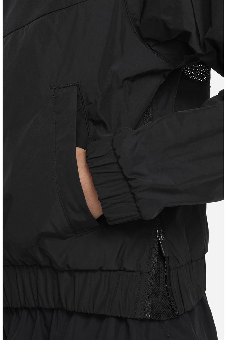 Kids' Sportswear Windrunner Water Repellent Jacket, Alternate, color, BLACK/ BLACK