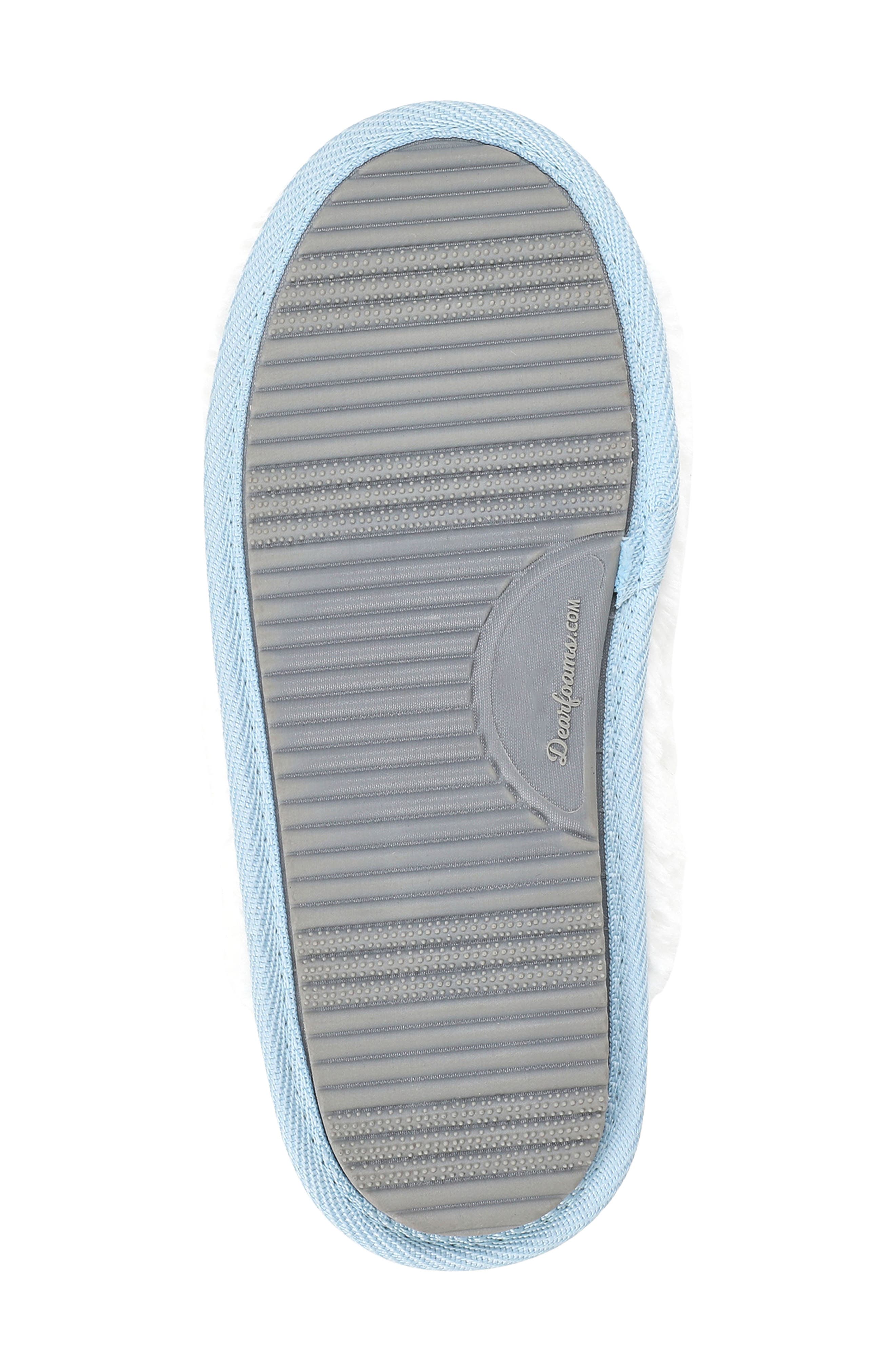 DEARFOAMS Bride Faux Fur Slipper, Alternate, color, Cream