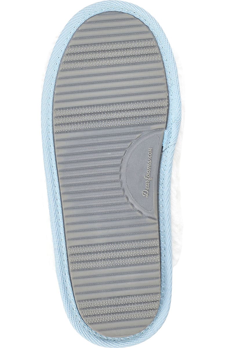 DEARFOAMS Bride Faux Fur Slipper, Alternate, color, Cream