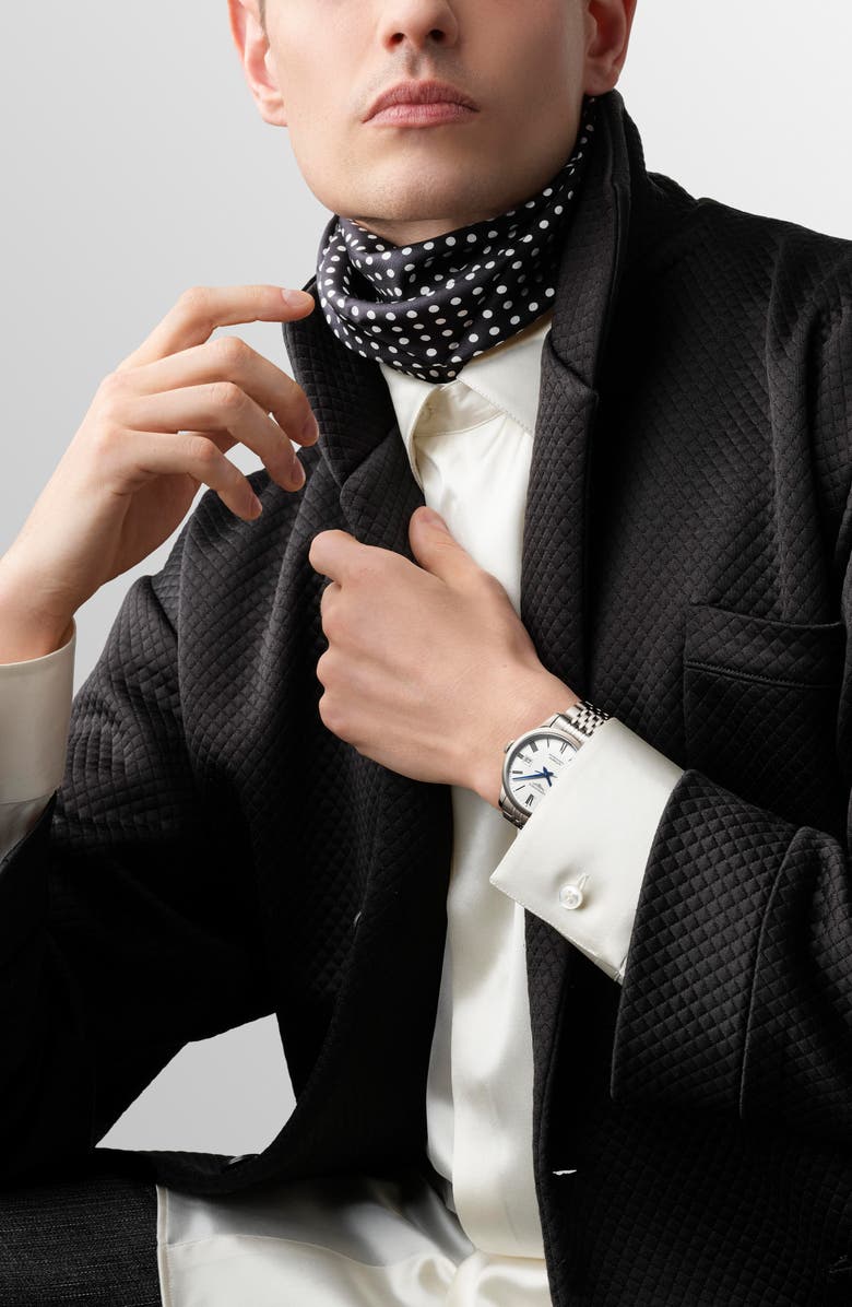 Longines Record Automatic Bracelet Watch, 40mm, Alternate, color,