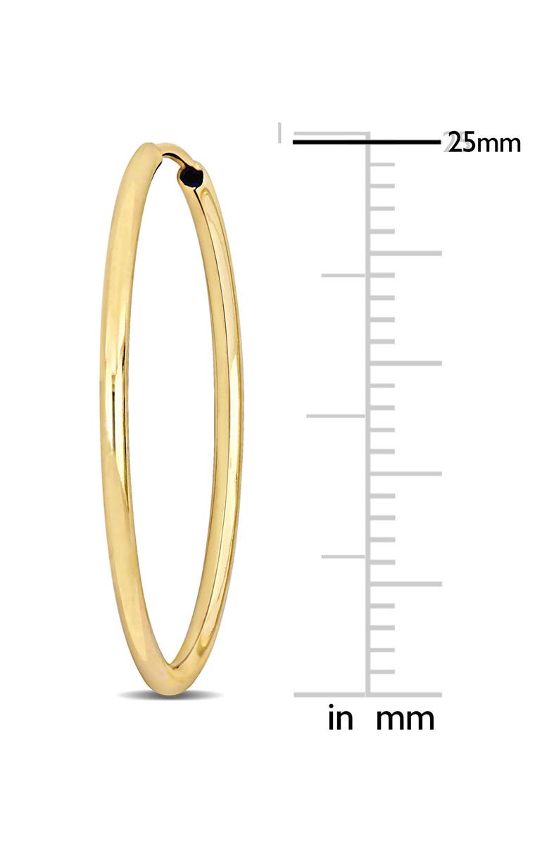 DELMAR 14K Gold Hoop Earrings, 25mm, Alternate, color,