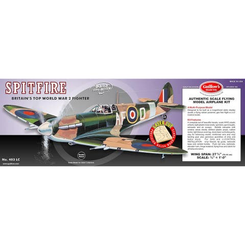 Spitfire Laser Cut Model Kit