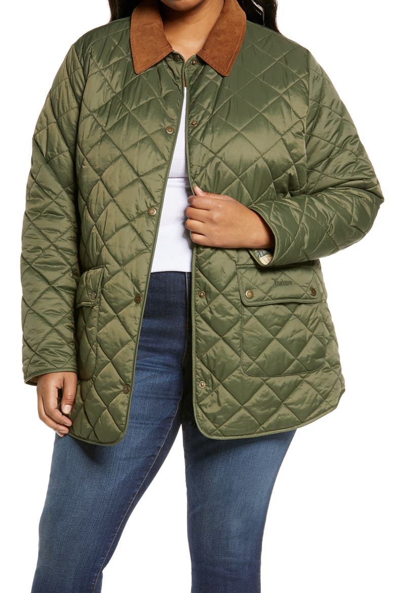 Pilton Quilted Jacket, Main, color, OLIVE