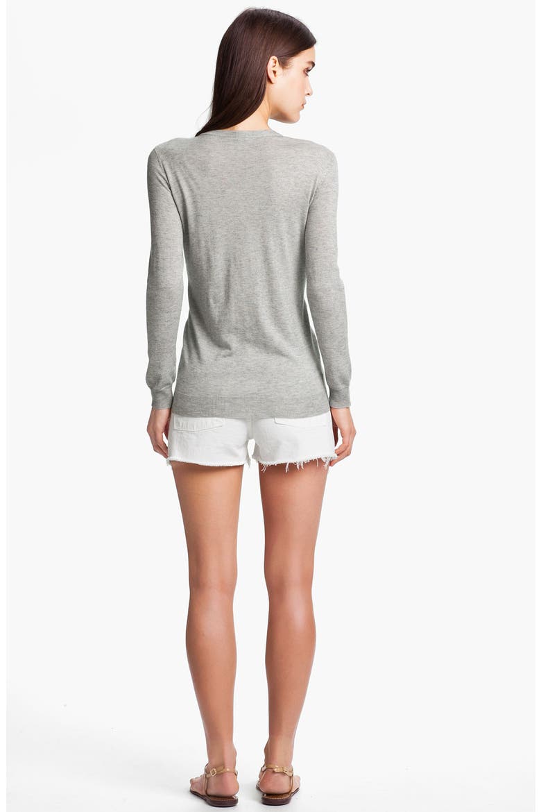 'Valera' Graphic Sweater, Alternate, color, LIGHT HEATHER GREY