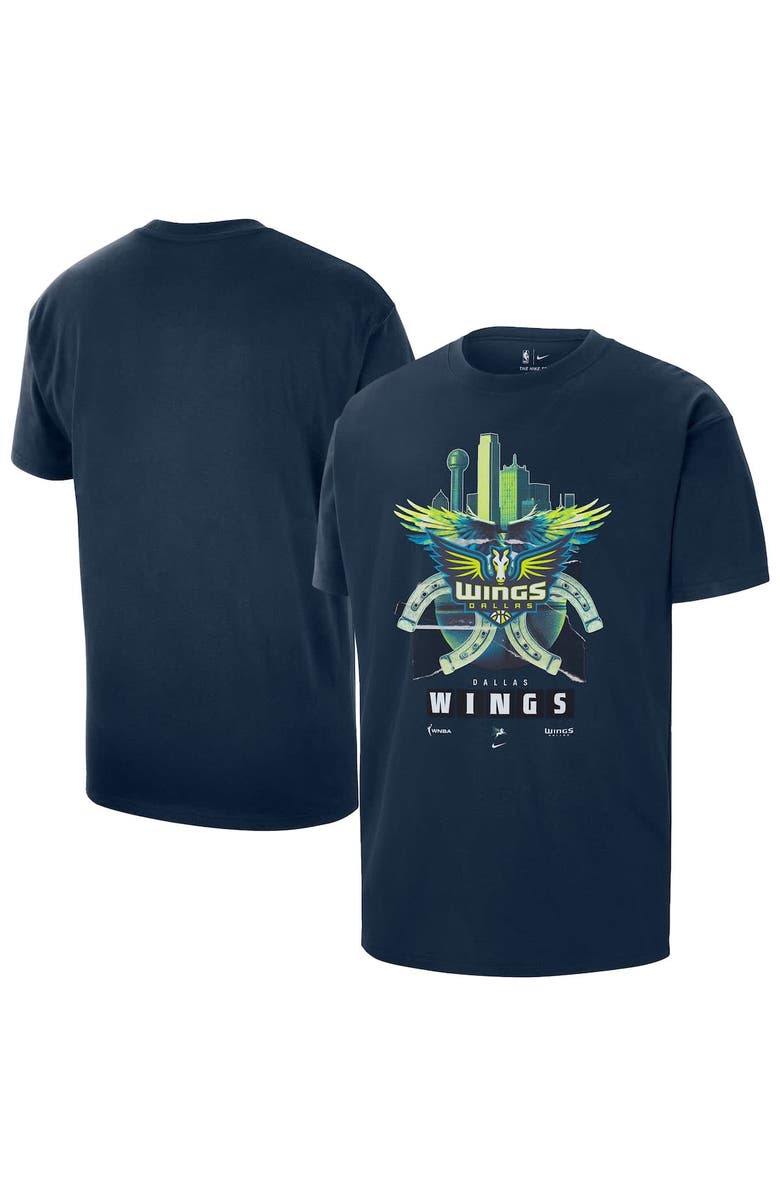 Nike Men's Nike Navy Dallas Wings Original Content Max90 T-Shirt, Alternate, color, Navy