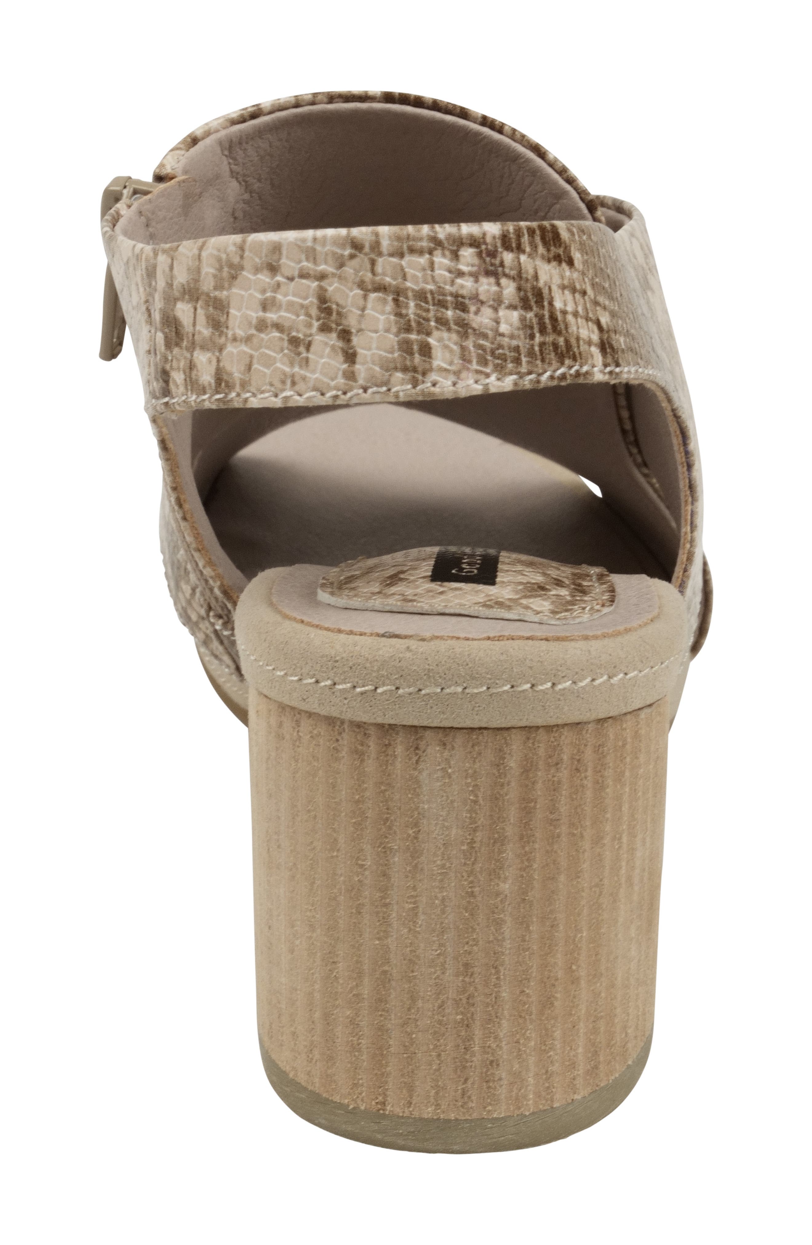 Keefa Slingback Sandal, Alternate, color, SNAKE/BEIGE