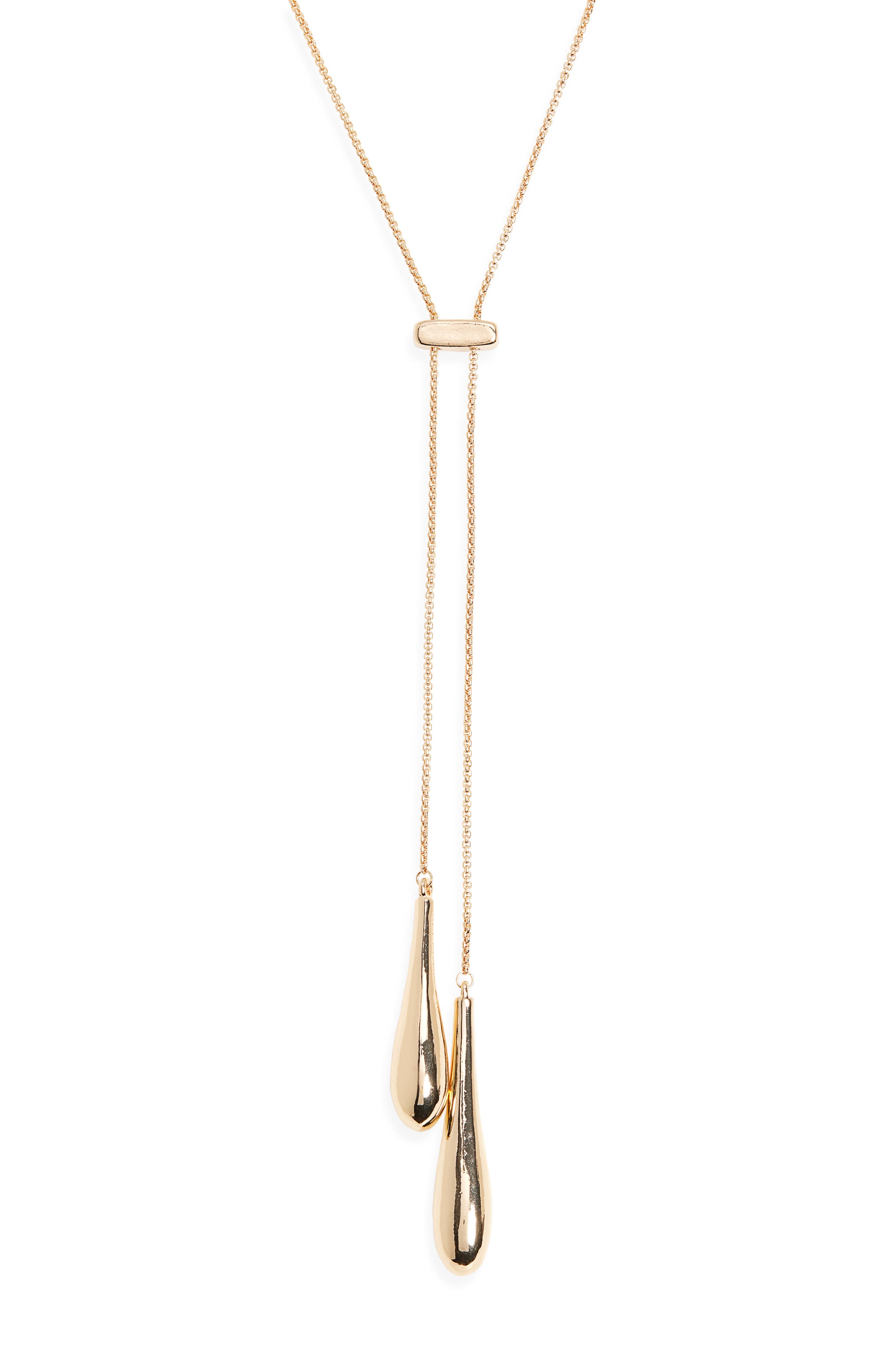 NORDSTROM RACK Molten Lariat Necklace
