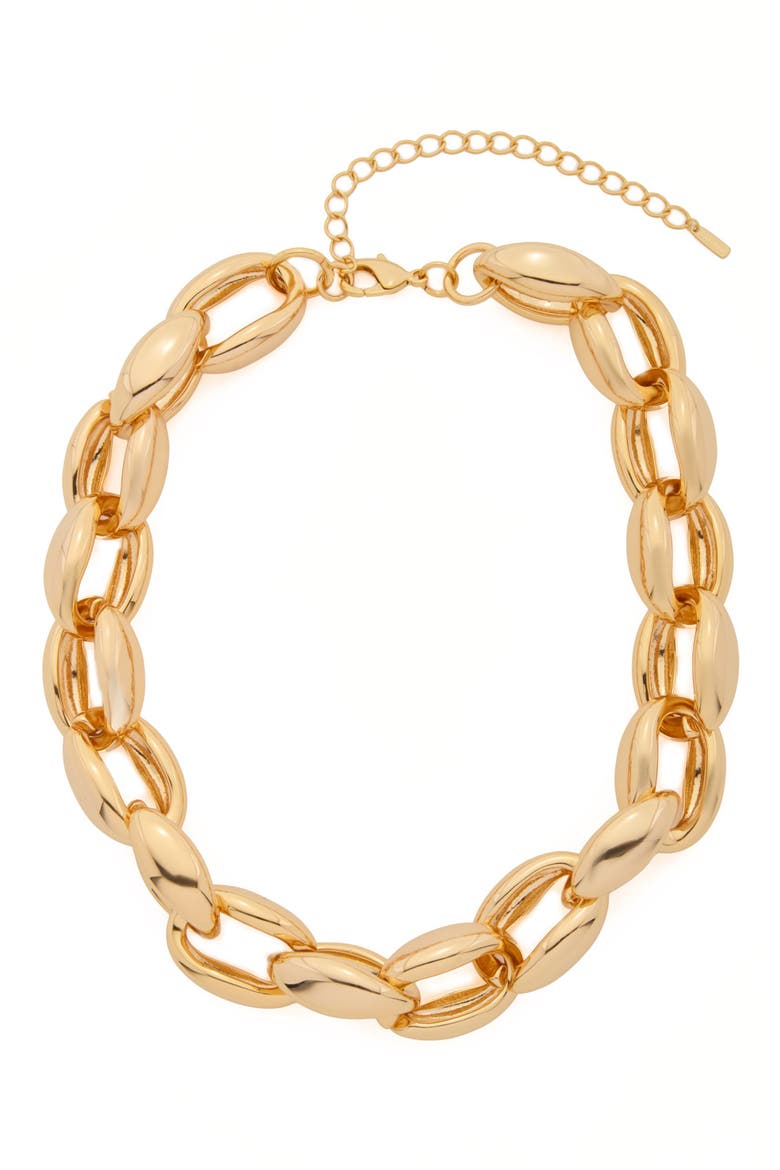 Chunky Chain Necklace, Main, color, GOLD