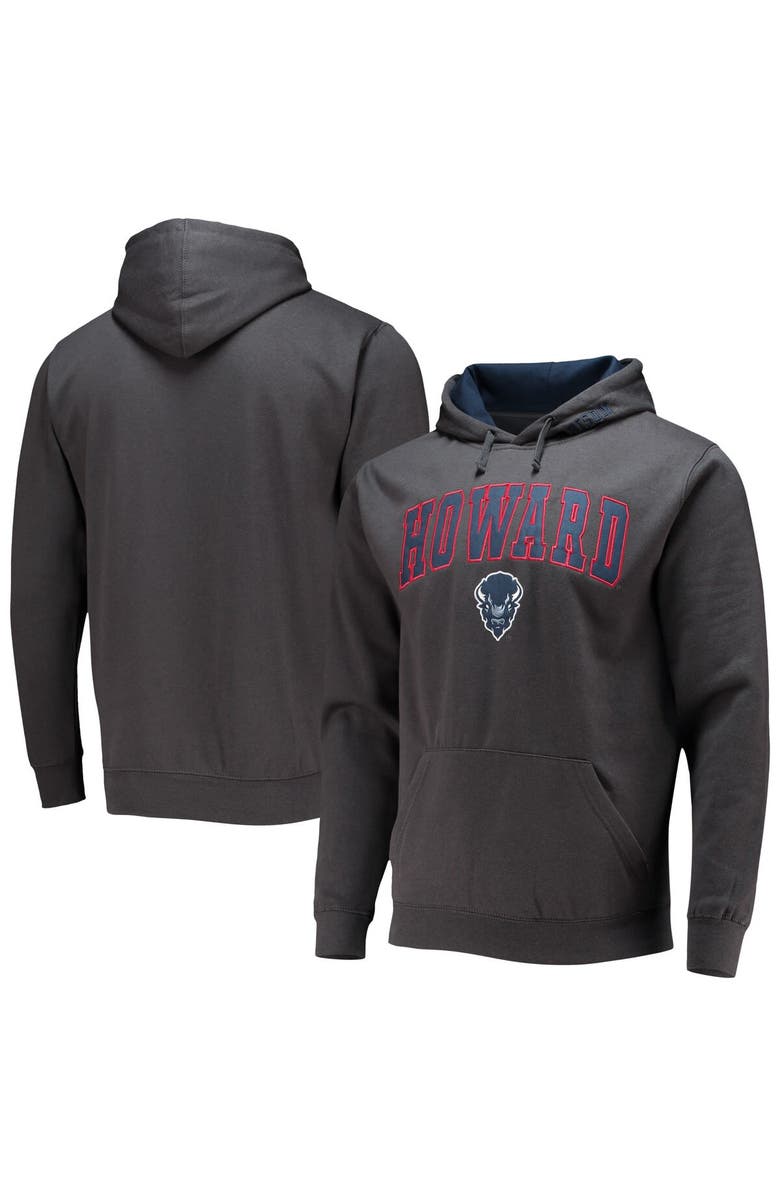 COLOSSEUM Men's Colosseum Charcoal Howard Bison Isle Pullover Hoodie, Main, color, Charcoal