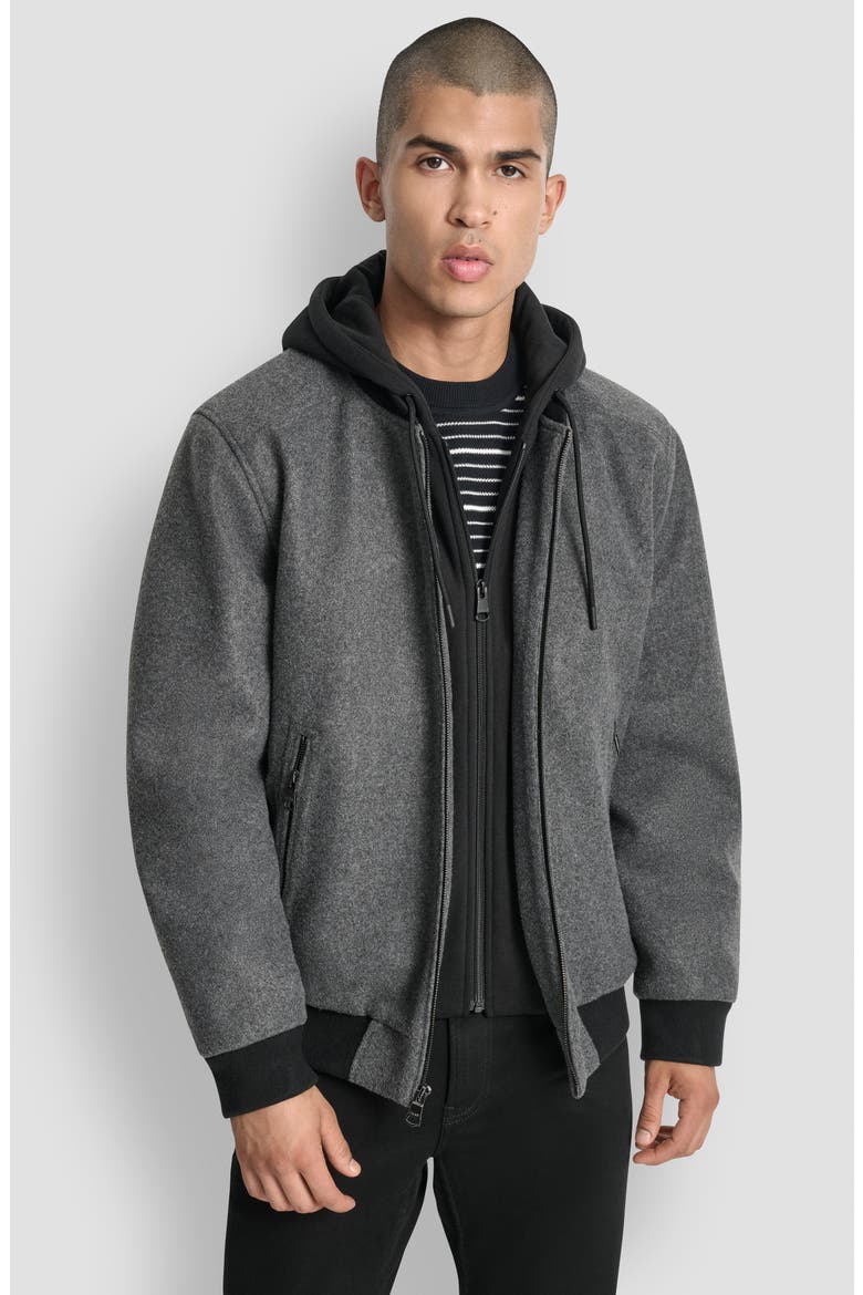 DX5 Hooded Jacket, Alternate, color, CHARCOAL