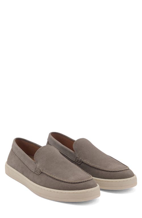 Mango Suede Loafer In Grey