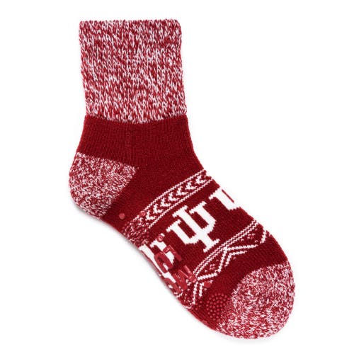 Muk Luks Gameday Unixex Short Heat Retainer Socks In Red