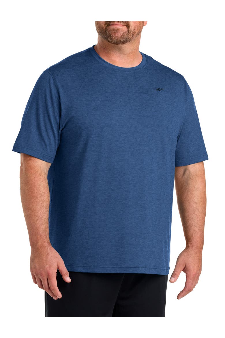 Big & Tall Performance Perfect T-Shirt, Main, color, ATHLETIC BLUE HTHR