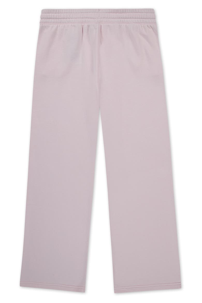 Kids' Essential Wide Leg Fleece Sweatpants, Alternate, color, CRADLE PINK