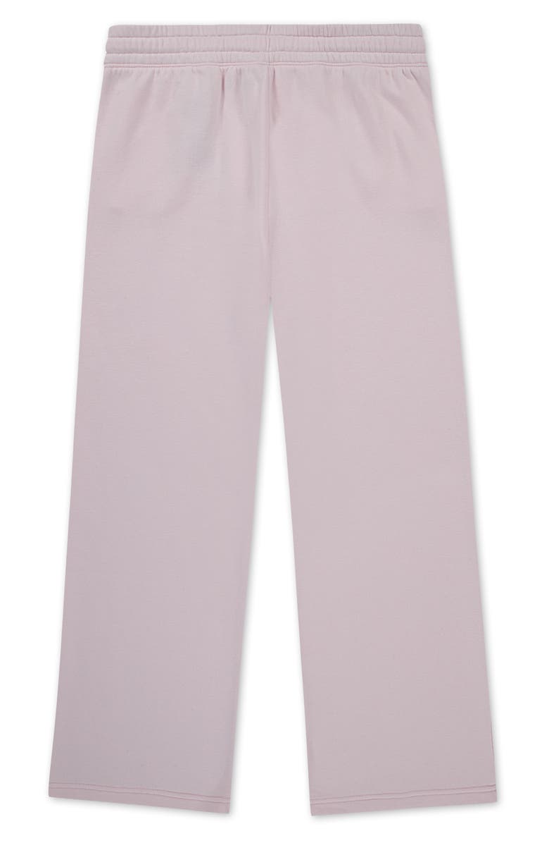 abercrombie kids Kids' Essential Wide Leg Fleece Sweatpants, Alternate, color, Cradle Pink