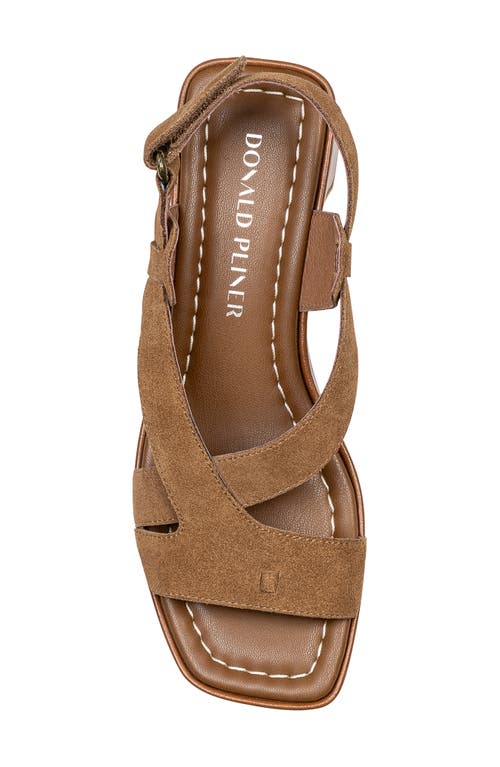 Shop Donald Pliner Romin Slingback Sandal In Saddle