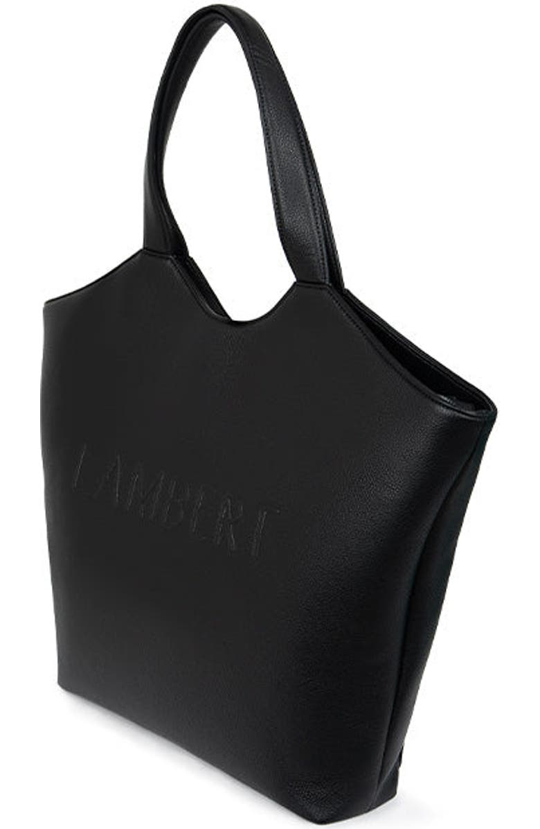 Lambert The Sheila - Vegan Leather Tote Bag, Alternate, color, Black