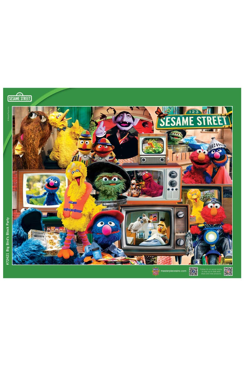 Sesame Street Block Party 1000pc Puzzle, Alternate, color, Multicolor