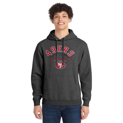 Men
s Starter  Heather Charcoal San Francisco 49ers Pullover Hoodie