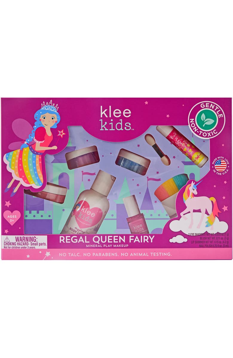 Klee Naturals Regal Queen Fairy - Kids' Loose Powder Mineral Makeup Set, Main, color, Multi