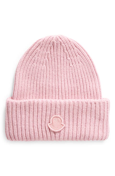 Logo Patch Rib Wool Beanie