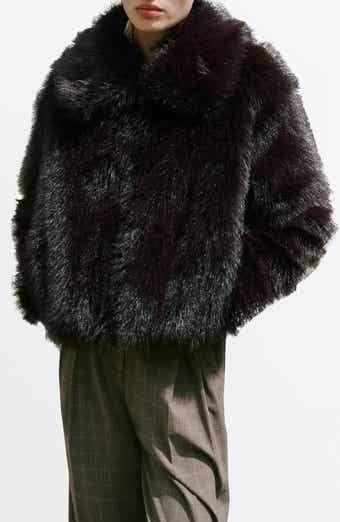 MANGO Venice Faux Fur Jacket
